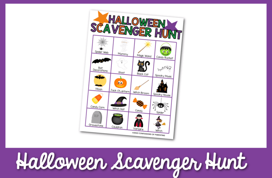 Halloween Scavenger Hunt: Free Download