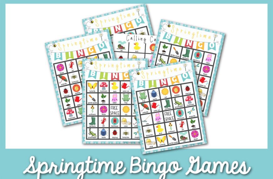 Springtime Bingo Free Printable