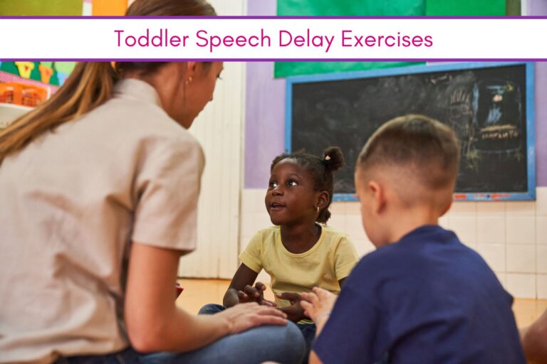 feature image: 5 Toddler Speech Delay Exercises to Encourage Speech Development