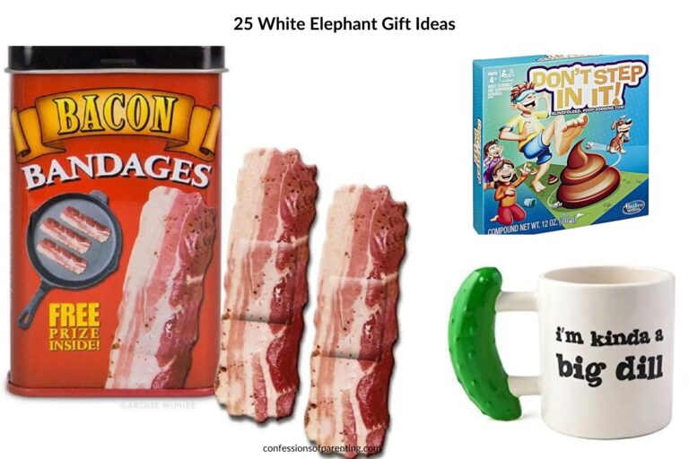 feature image: 25 White Elephant Gift Ideas Everyone Will Fight For!