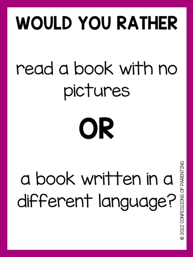 100+ Fun Would You Rather Questions for High School Students