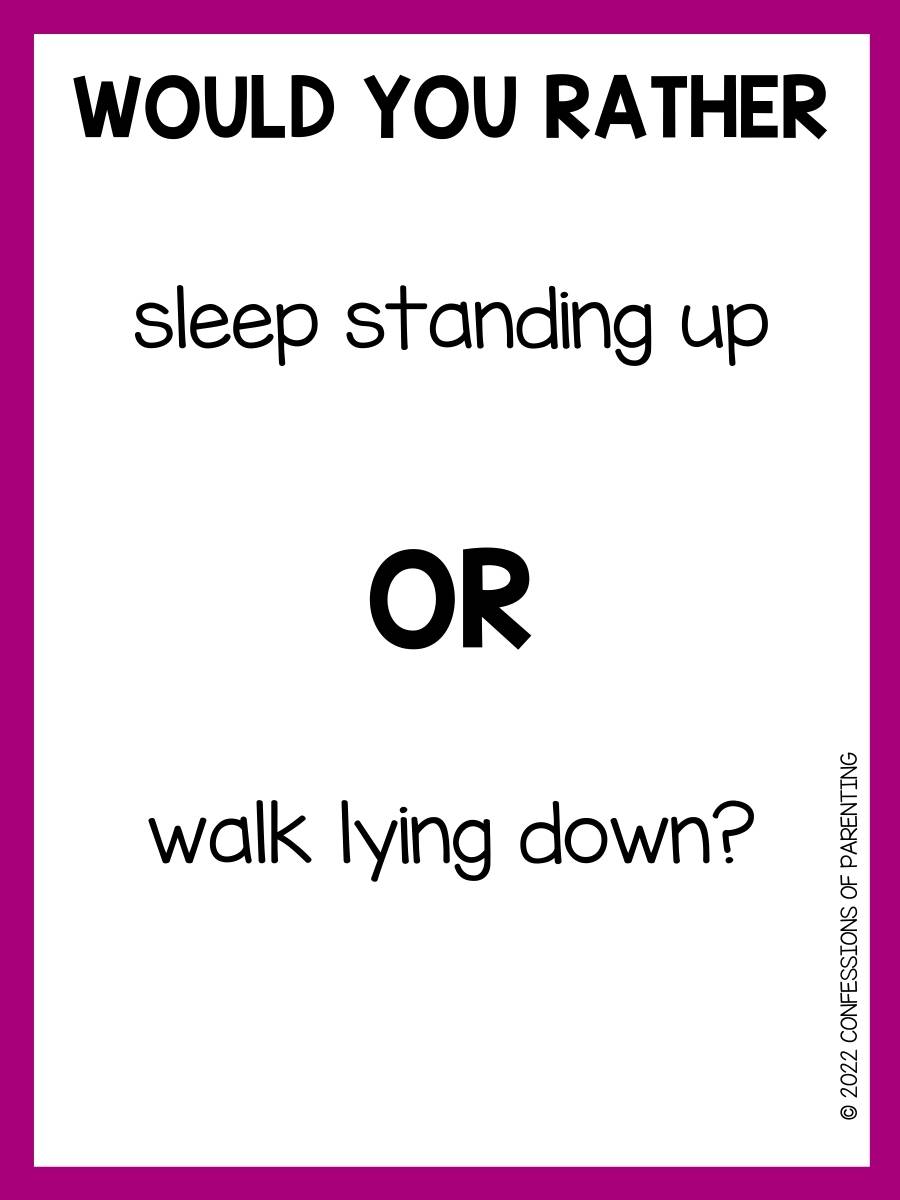 100+ Fun Would You Rather Questions for High School Students