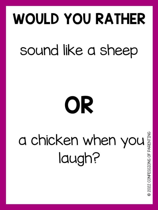 100+ Fun Would You Rather Questions for High School Students