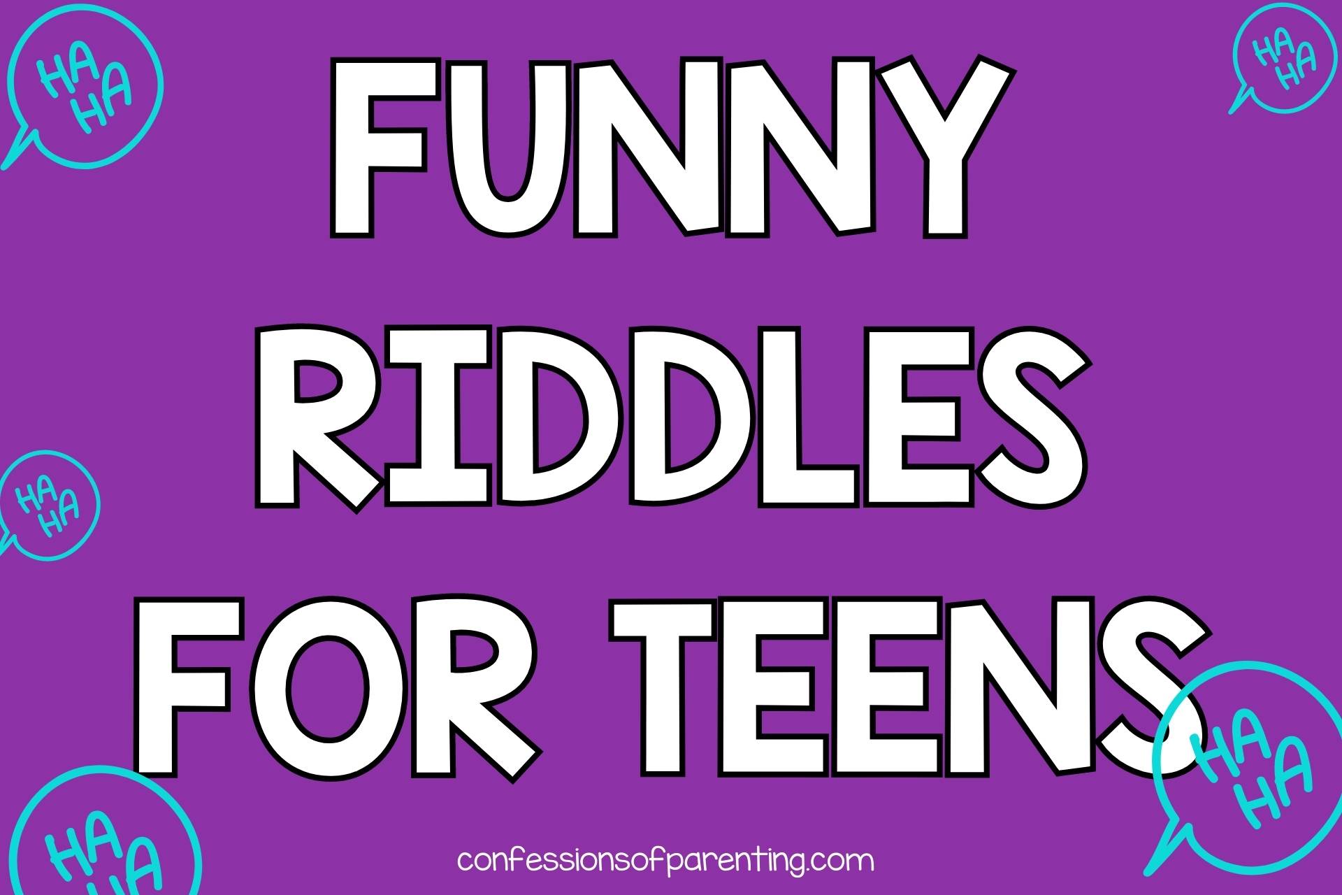 135 Best Riddles for Teens: The Ultimate List