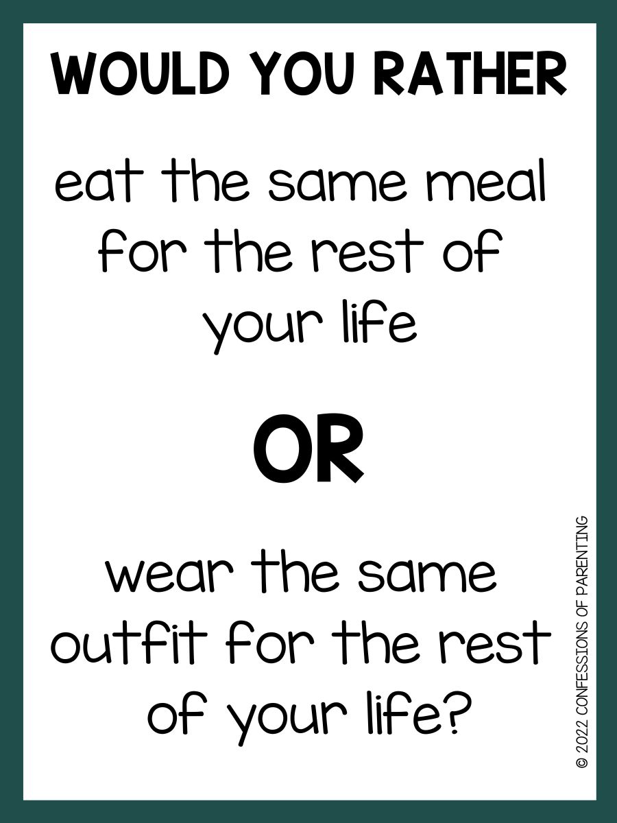 250+ Would You Rather Questions for Teens