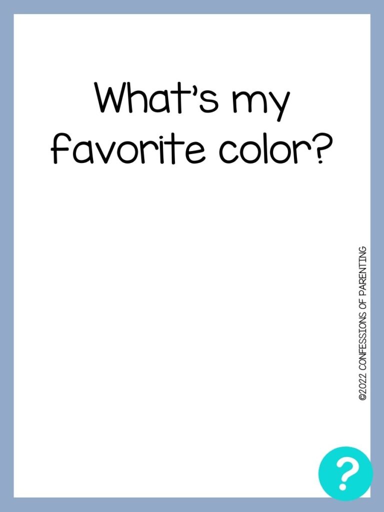 How well do you know me questions on white background with a lavender border and a teal question mark. 