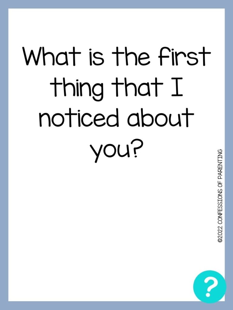 How well do you know me questions on white background with a lavender border and a teal question mark. 