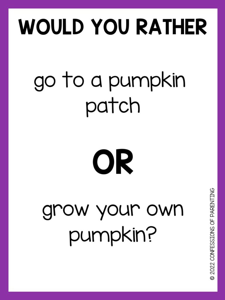 125 Halloween Would You Rather Questions {Free Printable}