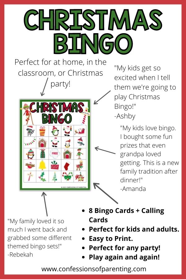 customer testimonials for Christmas bingo