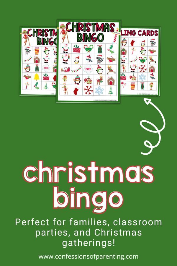 8 Fun & Free Christmas Bingo Cards