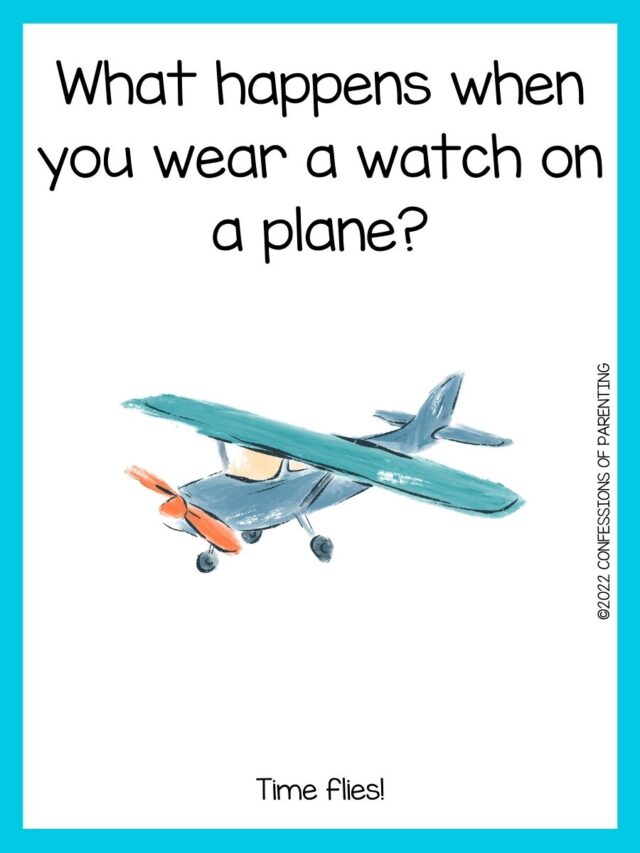 The Best Airplane Jokes For Kids that Soar