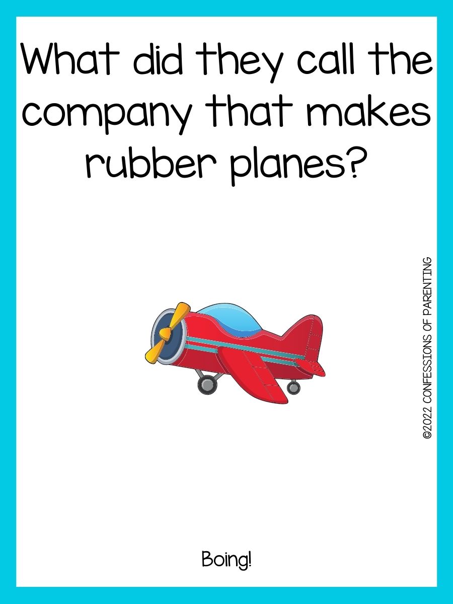 The Best Airplane Jokes For Kids that Soar