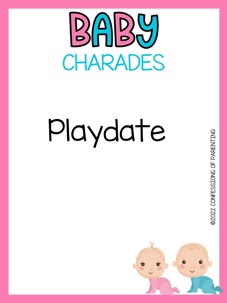 The Best Baby Charades Perfect for Baby Showers!