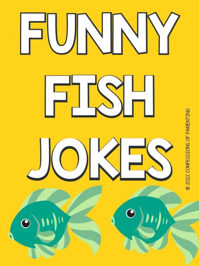 100 Funny Fish jokes for kids + Free Printable Cards