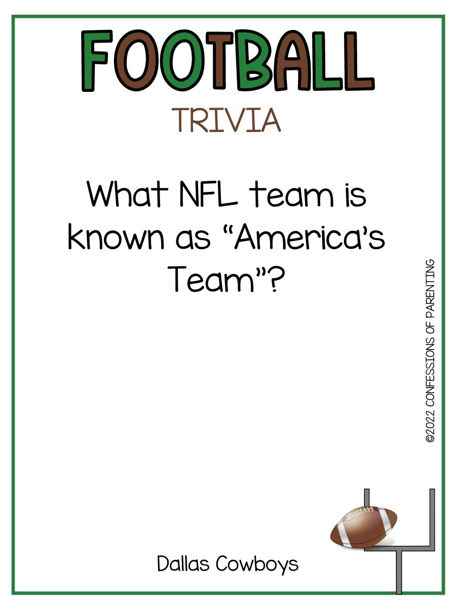 The Best Football Trivia for Kids
