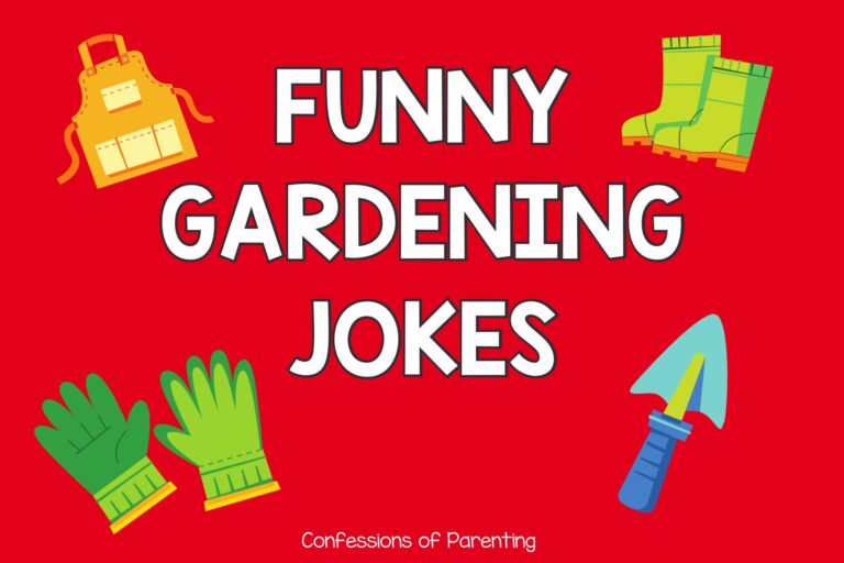 100 Funny Gardening Jokes + Free Printable Cards