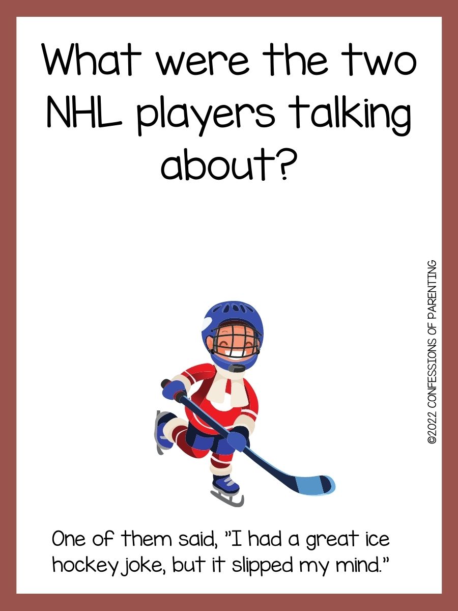 110 Hockey Jokes For Kids That Are Keepers