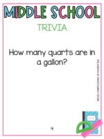 50 Middle School Trivia Questions - Confessions of Parenting- Fun Games ...