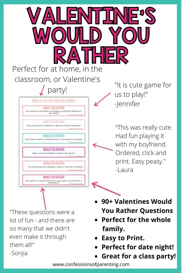 February Would You Rather Questions and Activities - Learn and