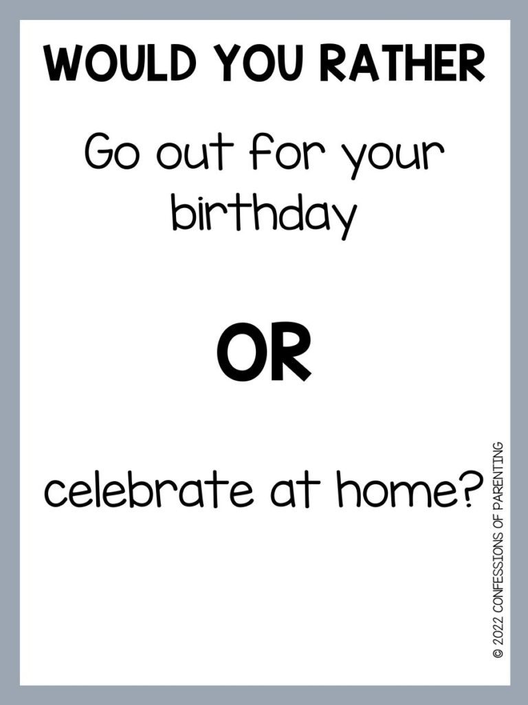 Would you rather couple question with a gray border. 