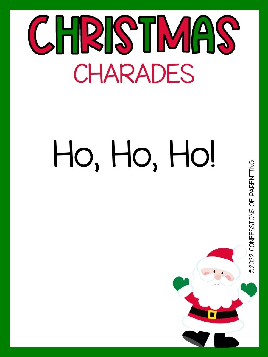 100 Christmas Charades for the Whole Family