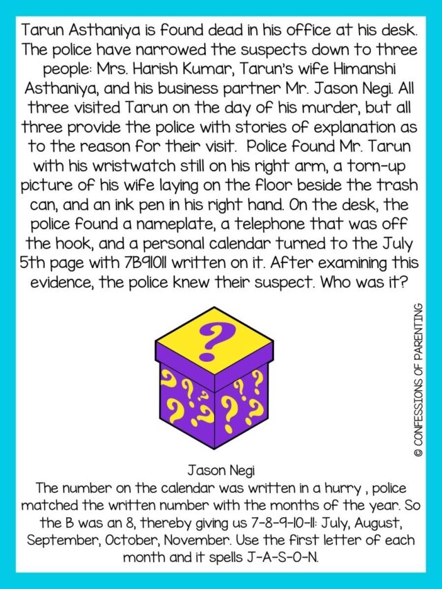 60 Mystery Riddles To Solve 60 Mystery Riddles To Solve
