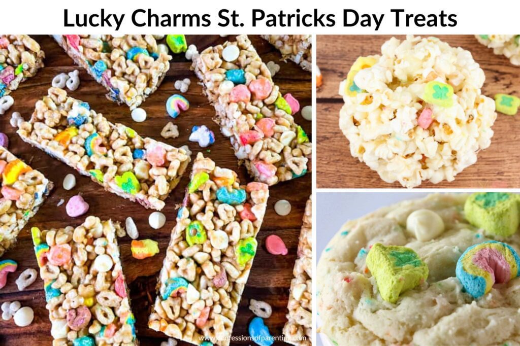 3 delicious Lucky Charms St. Patrick's Day Treats featured image.