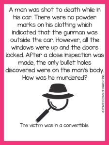 100 Challenging Detective Riddles [Free Riddle Cards]