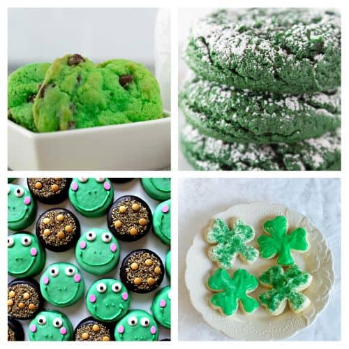 4 St. Patrick's Day cookies