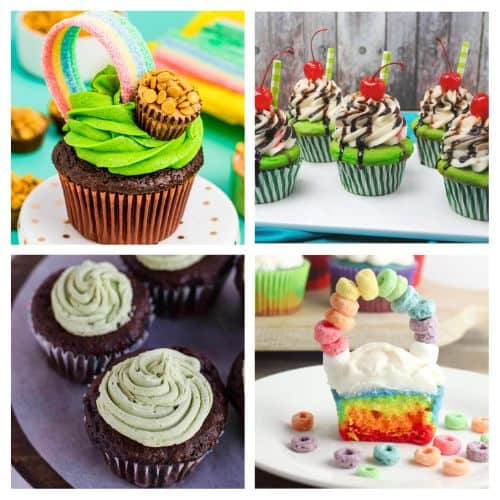 4 St. Patrick's Day cupcakes