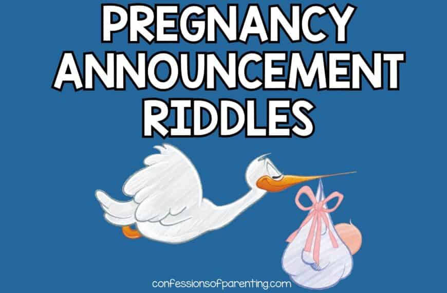 50+ Fun Pregnancy Announcement Riddles [Free Riddle Cards]