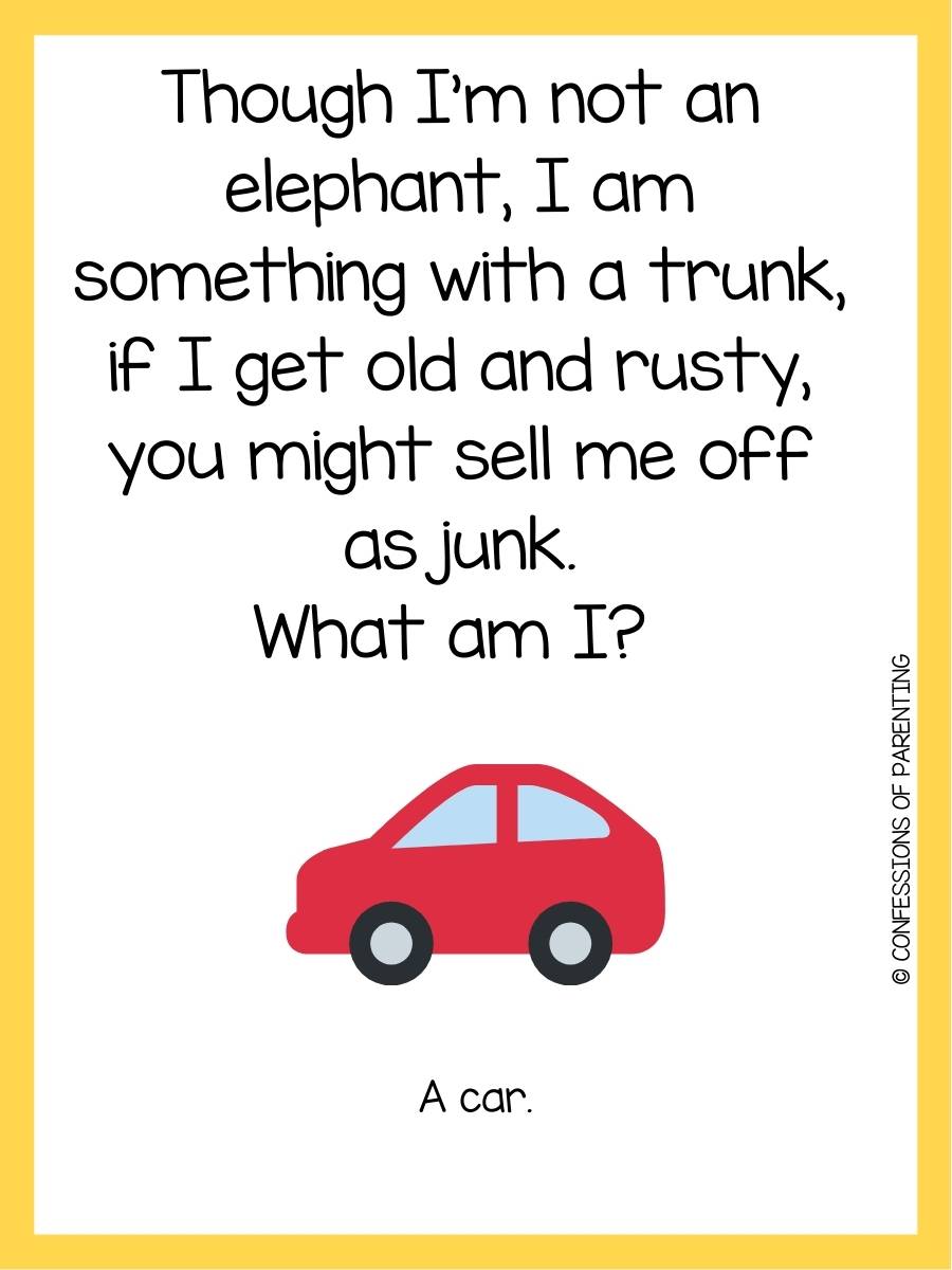 30 Best Car Riddles Giving The Green Light To Laughs Free Riddle Cards 