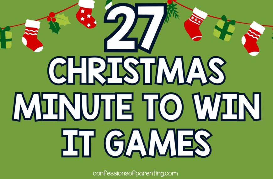 27 Festive Christmas Minute to Win It Games