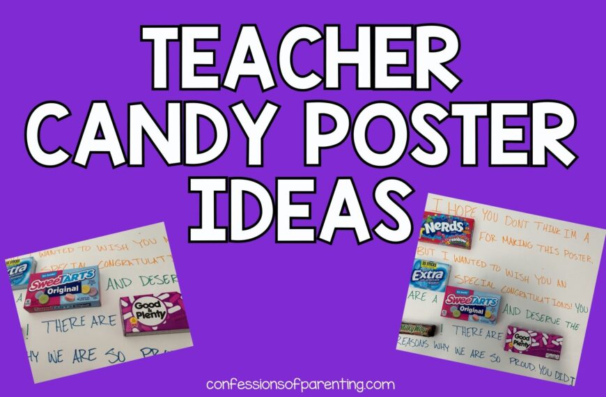 The Best Teacher Candy Poster Ideas