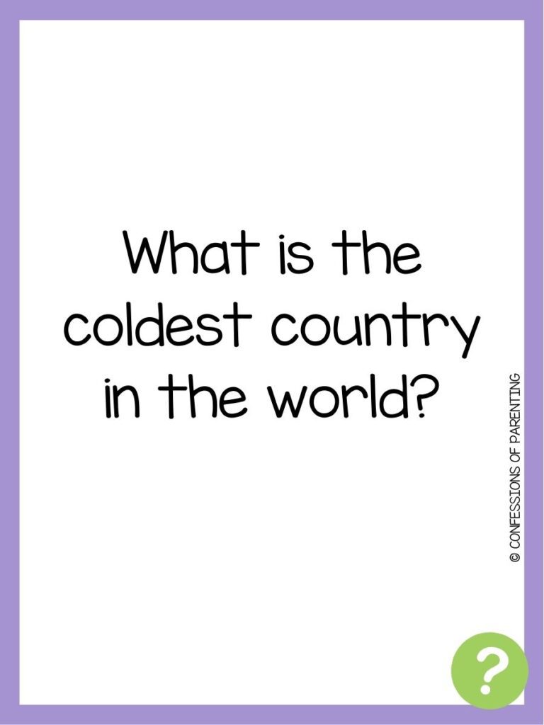 in post image with white background, purple border, text of trick question, and green question mark image