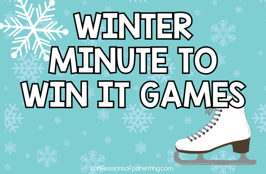 23 Winter Minute to Win It Games