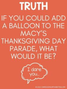 150 Best Thanksgiving Truth or Dare Questions