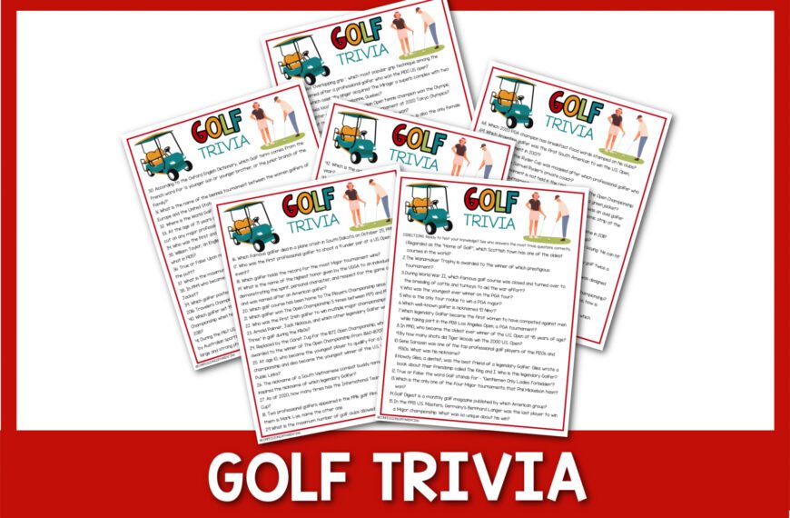 100 Best Golf Trivia Questions and Answers