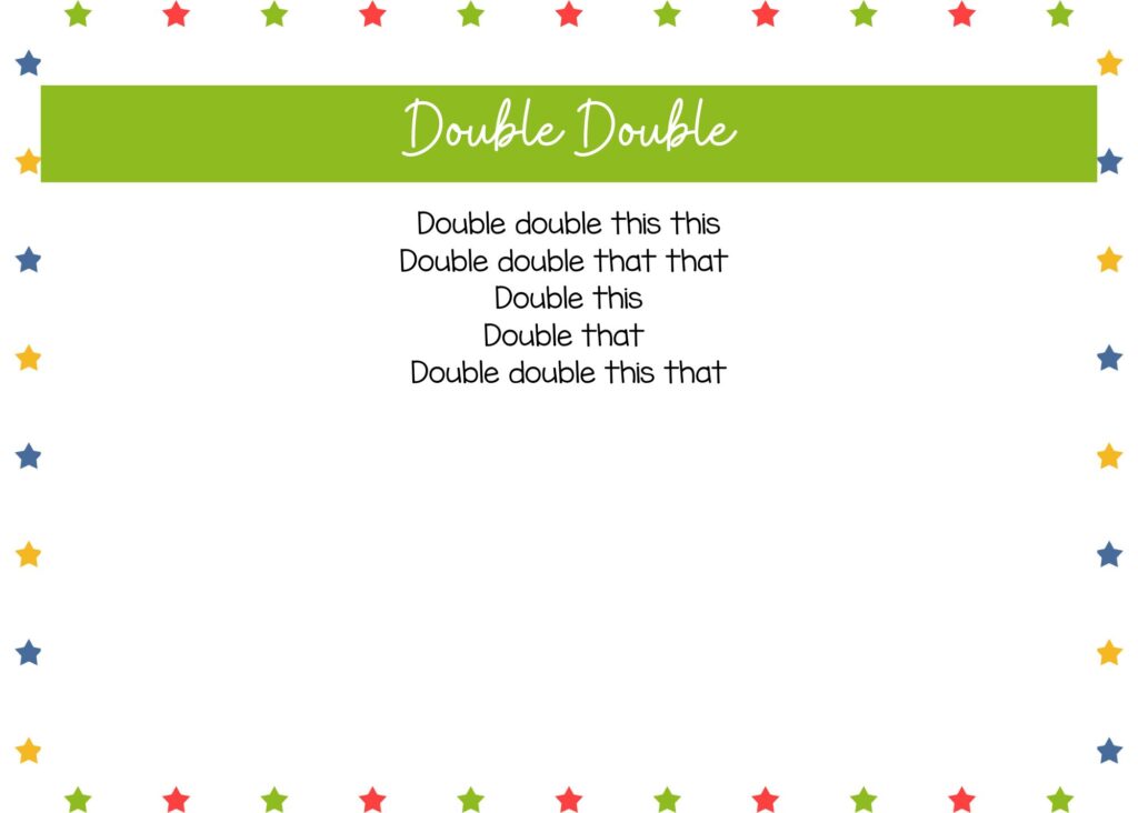 Clapping Game for Kids - Double Double This That (with lyrics)