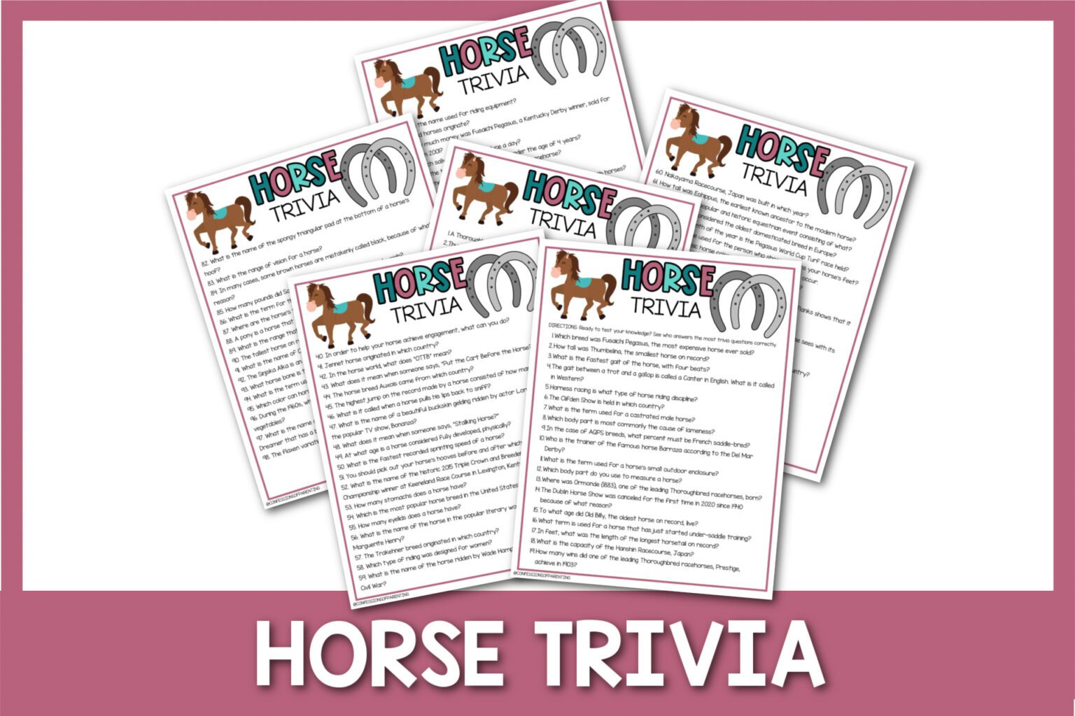 98 Horse Trivia Questions and Answers Perfect for Your Little Equestrian