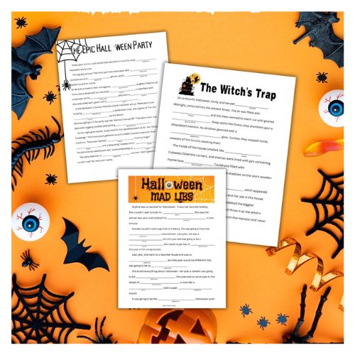 in post image with white background, image of a Halloween Activity for Teens