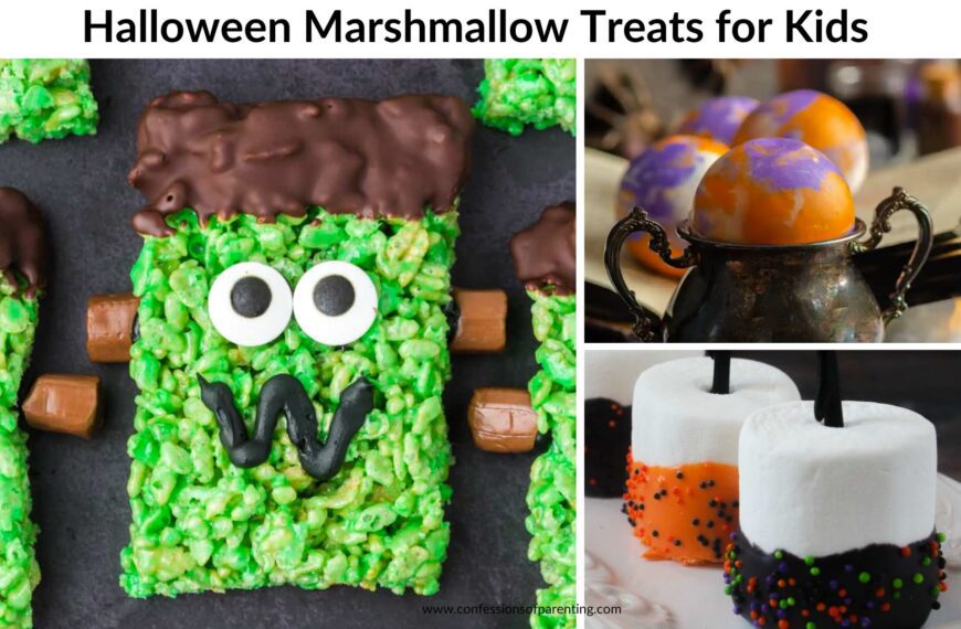 36 Easy and Delicious Halloween Marshmallow Treats for Kids 