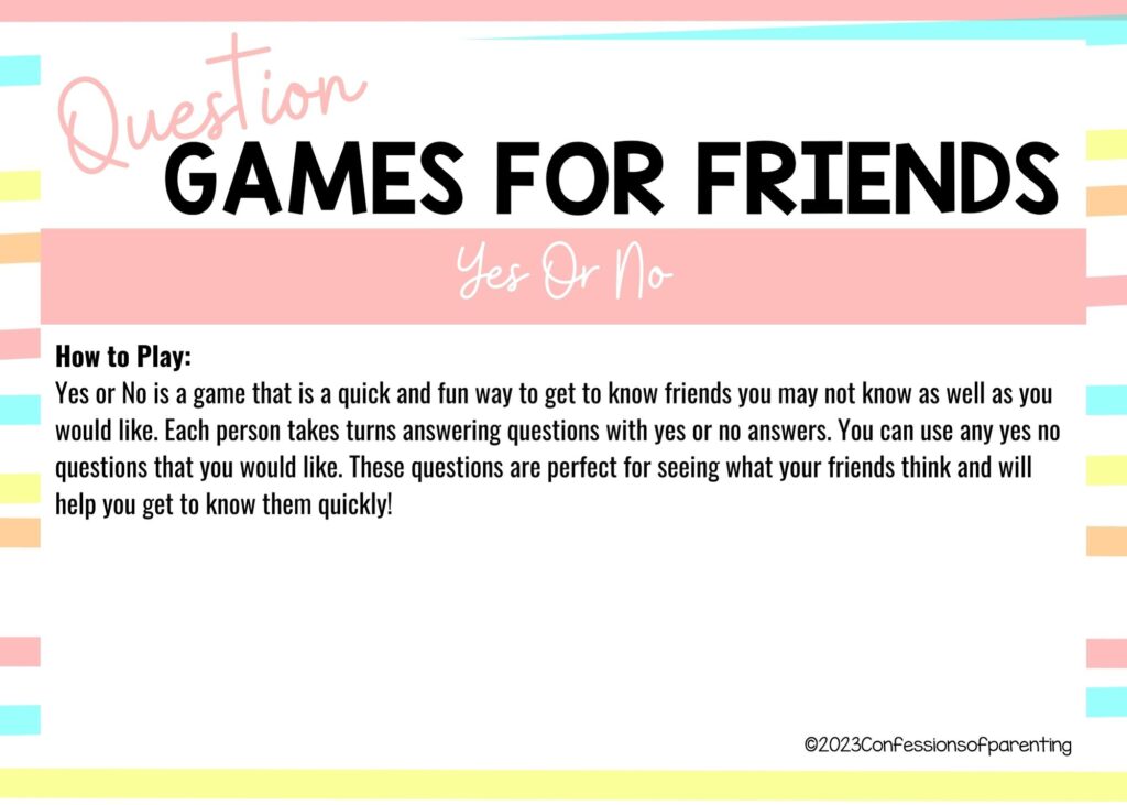 19 Fun Question Games to Play With Friends