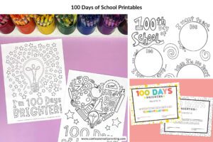 16 Best 100 Days of School Printables [Fun For All Ages]