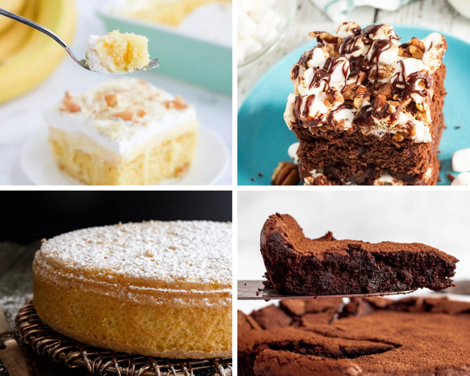 24 Cake Recipes Without Baking Powder