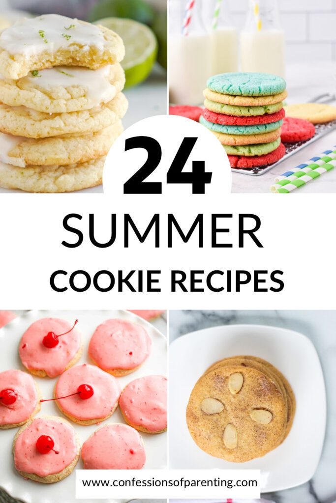pinterest pin Summer Cookie Recipes