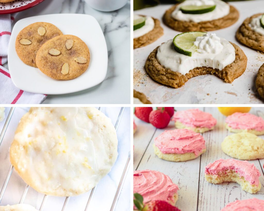 collage of Summer Cookie Recipes