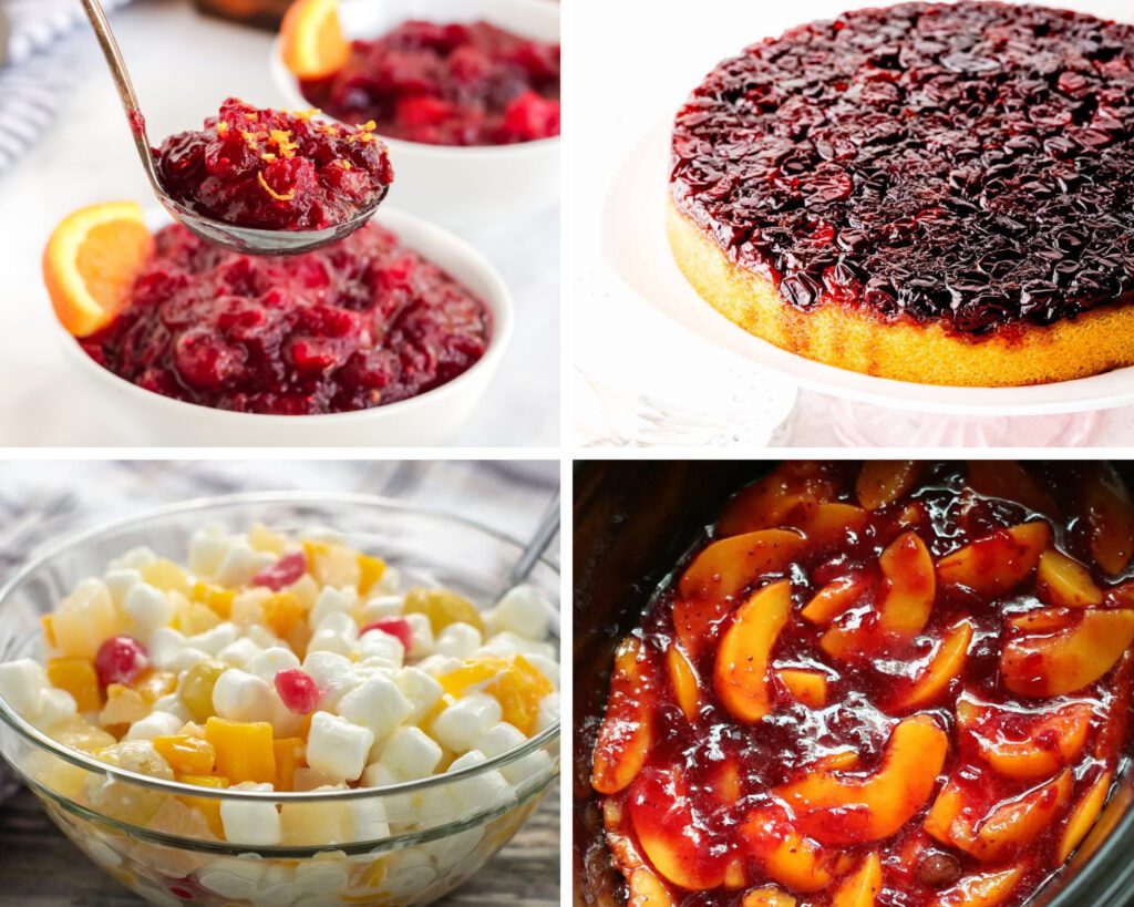 collage of Thanksgiving Fruit Ideas