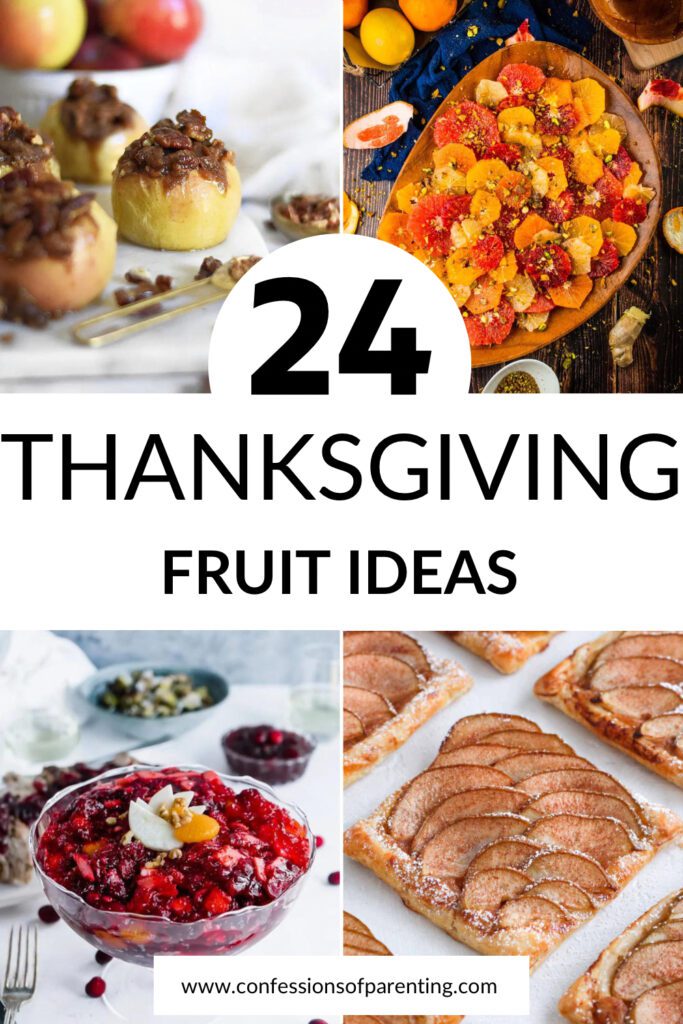 pinterest pin Thanksgiving Fruit Ideas