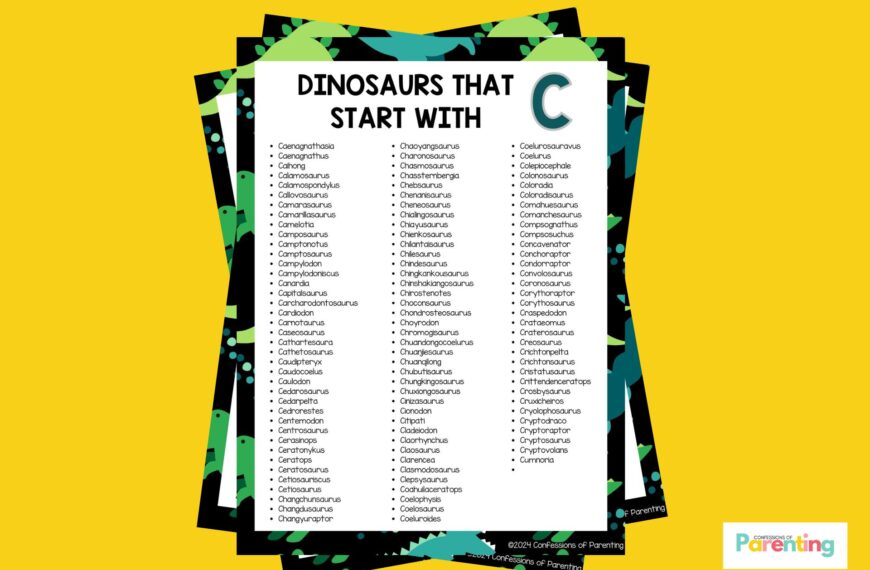 Complete List of Dinosaurs That Start With C Plus Fun Facts